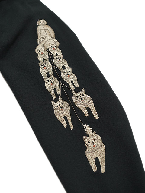 画像7: 【 TAILOR TOYO(テーラー東洋） 】 スカパーカー  [ SUKA ZIP PARKA EMBROIDERED ] [ ALASKA ] [ BLACK ]