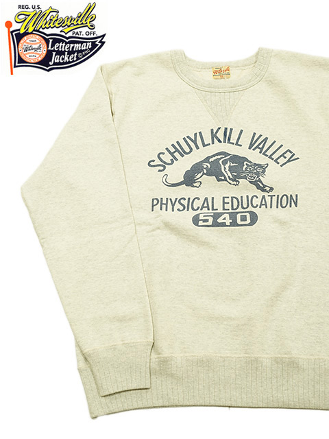 画像1: 【 WhitesVille（ホワイツビル） 】 両Vプリントスウェット [ Print Sweat ] [ SCHUYLKILL VALLEY ] [ Oatmeal ]