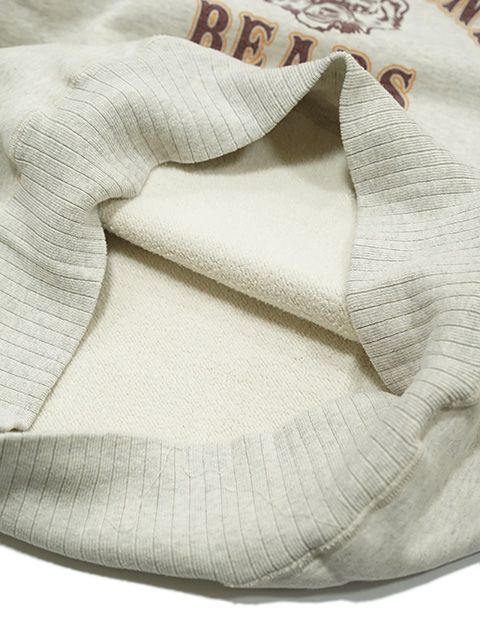 画像9: 【 WhitesVille（ホワイツビル） 】 スウェットパーカー  [ SWEAT HOODED PARKA ] [ COURTLAND BEARS ] [ Oatmeal ]