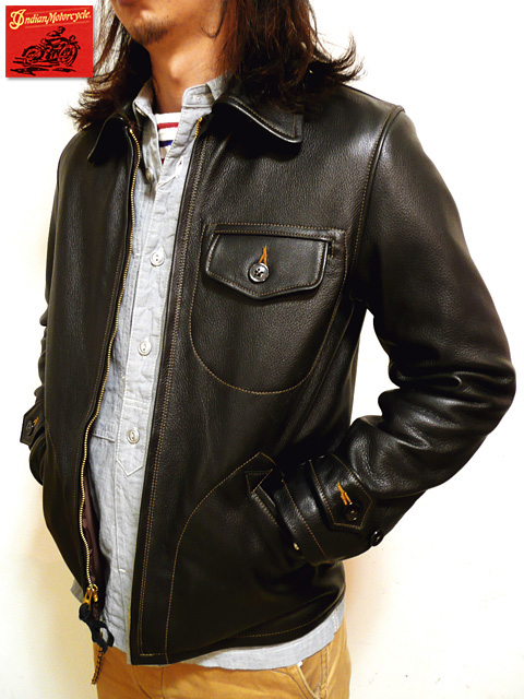 Indian Motorcycle Steer Hide Single Riders Jacket 36 インディアン